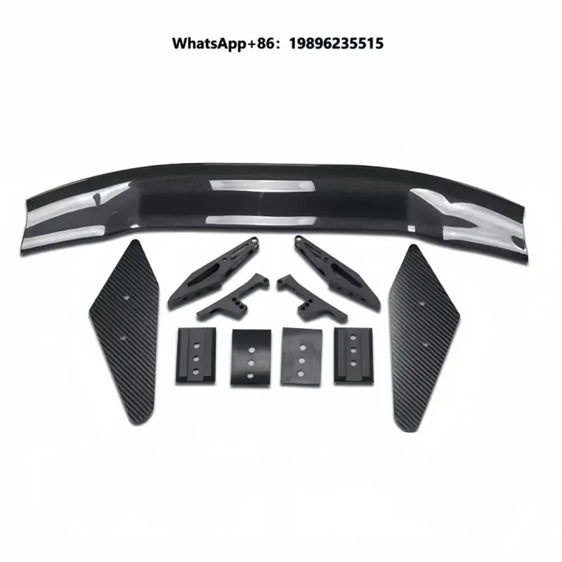 Automobiles Dry Carbon Fiber Rear Spoiler Wing Modified