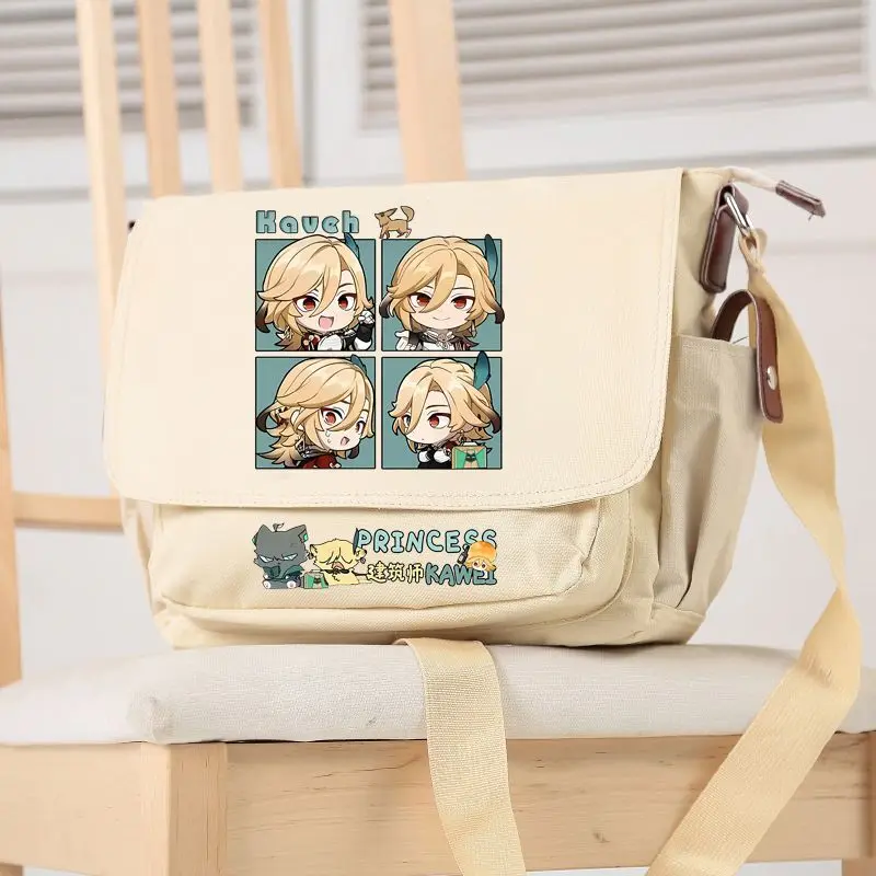 

Genshin Impact Kaeya Alhaithen Fan Merchandise Anime Canvas Tote Shoulder Crossbody Bag Backpack Ani