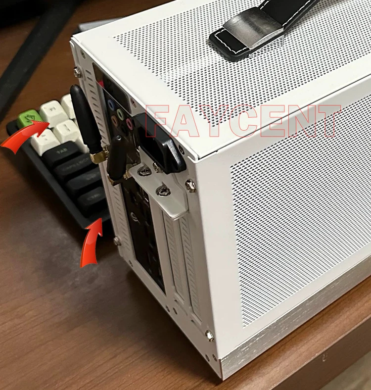 Antena wi-fi 2.4ghz/5.8ghz banda dupla 3dbi rpsma/sma conectoreria para placa de rede pci adaptador usb hotspot zigbee ap bluetooth