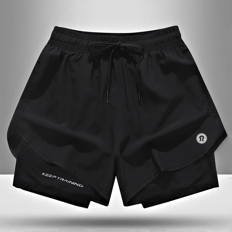 

Summer Sports Shorts Men's and Women's Quick-drying Ice Silk Thin Yoga Fitness Training Three-point Pants
