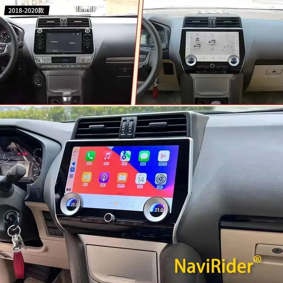 

11.6inch Qled 2K Screen Stereo Multimedia For TOYOTA Prado 2010 - 2021 2022 2Din Radio Android Auto GPS Carplay Car Video Player