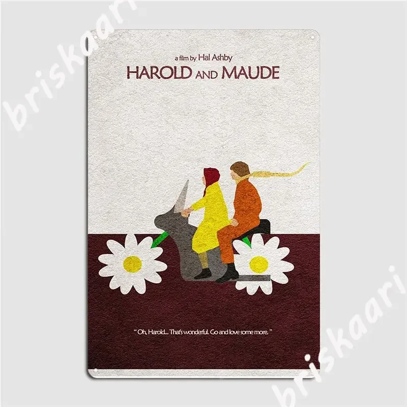 Harold And Maude Poster Metal Plaque Club Home Painting Décor Kitchen Decoration Harold And Maude Tin Sign Posters