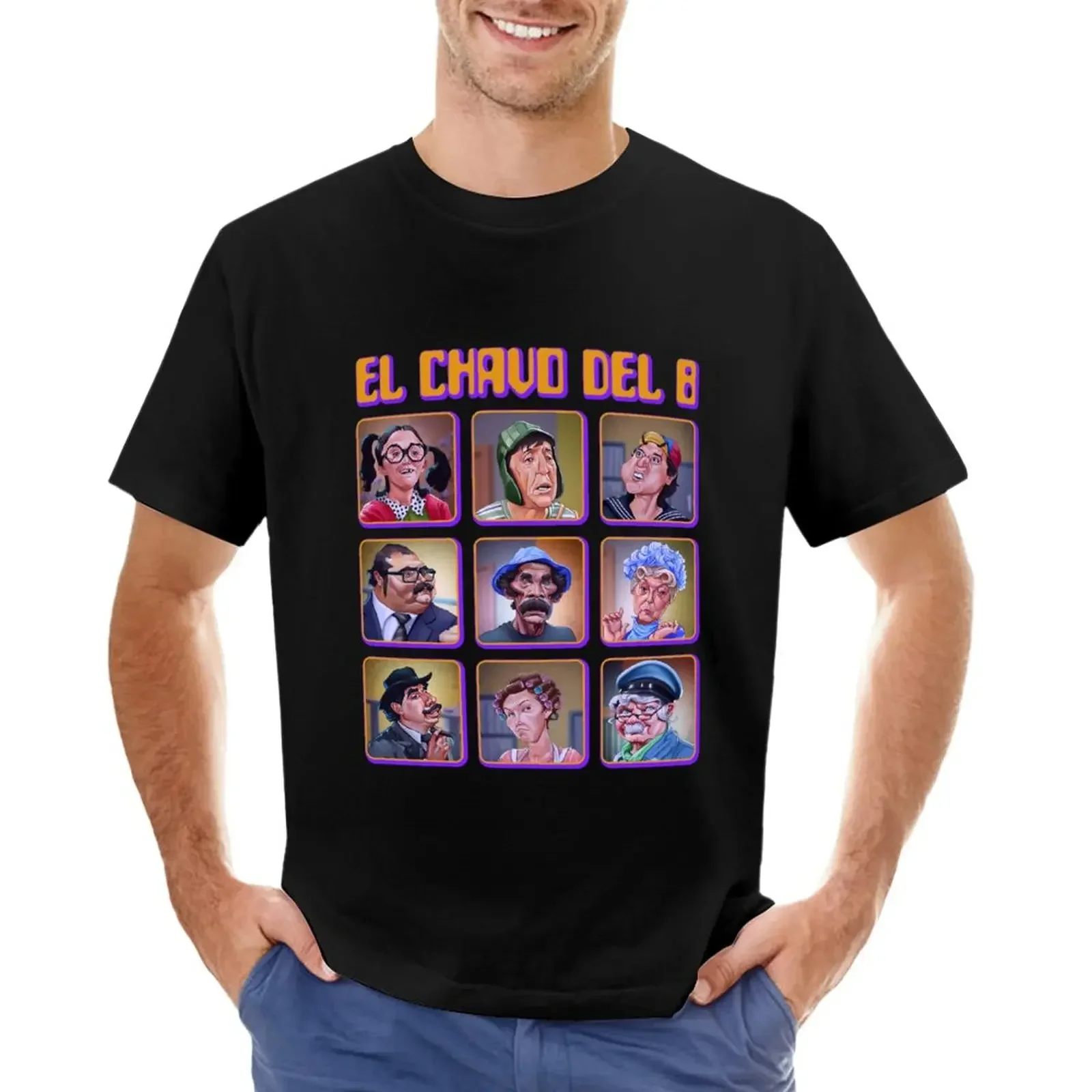 El Chavo del 8 T-Shirt boys whites kawaii clothes plain t shirts men