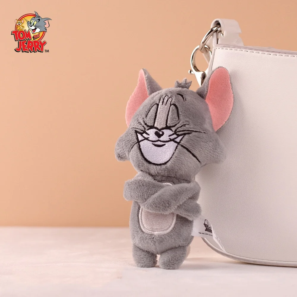 本物のトムとジェリーぬいぐるみおもちゃかわいいトーマス猫ロングアームハグ胸漫画人形バックパック装飾アクセサリーギフト