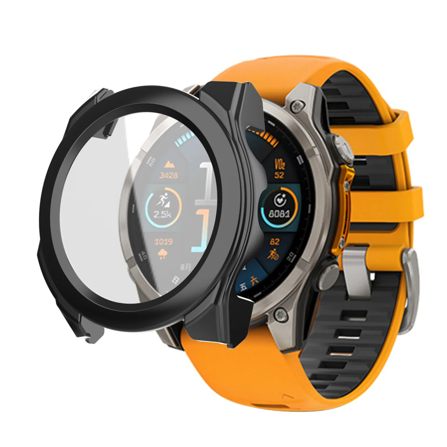 Tempered Glass Watch Case For Garmin Fenix 8 47mm 51mm Fenix8 All-Around Screen Protector Hard PC Bumper Cover Accessories image 5