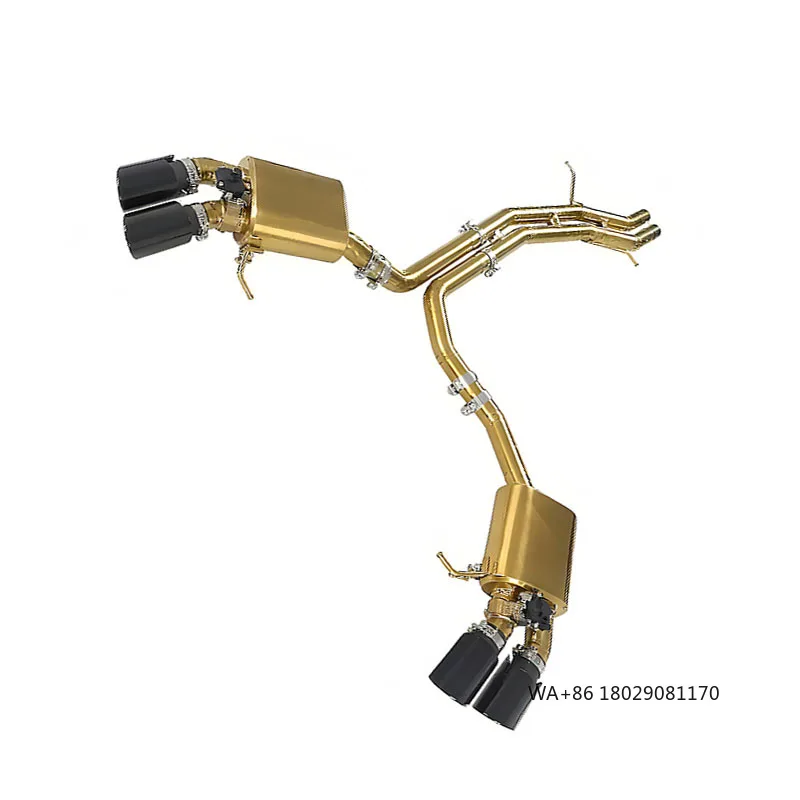 

Высокопроизводительная выхлопная система Catback OEM для автомобилей 3.0T 2014-2023: титановый глушитель, выхлопная труба с электронным управлением клапанами