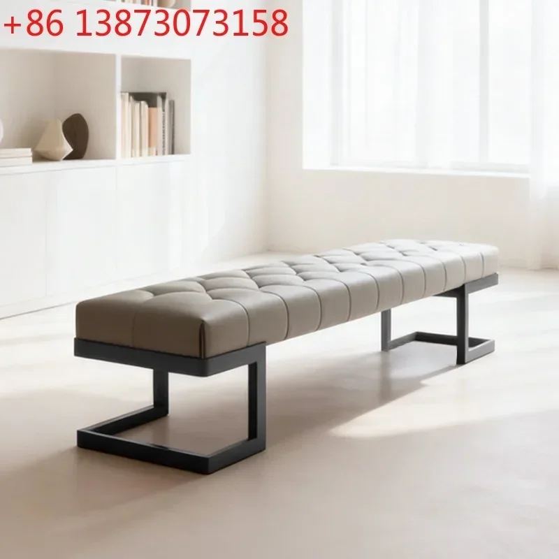 Light luxury seat cushion bench shoe store change more fitting room clothing store low stool