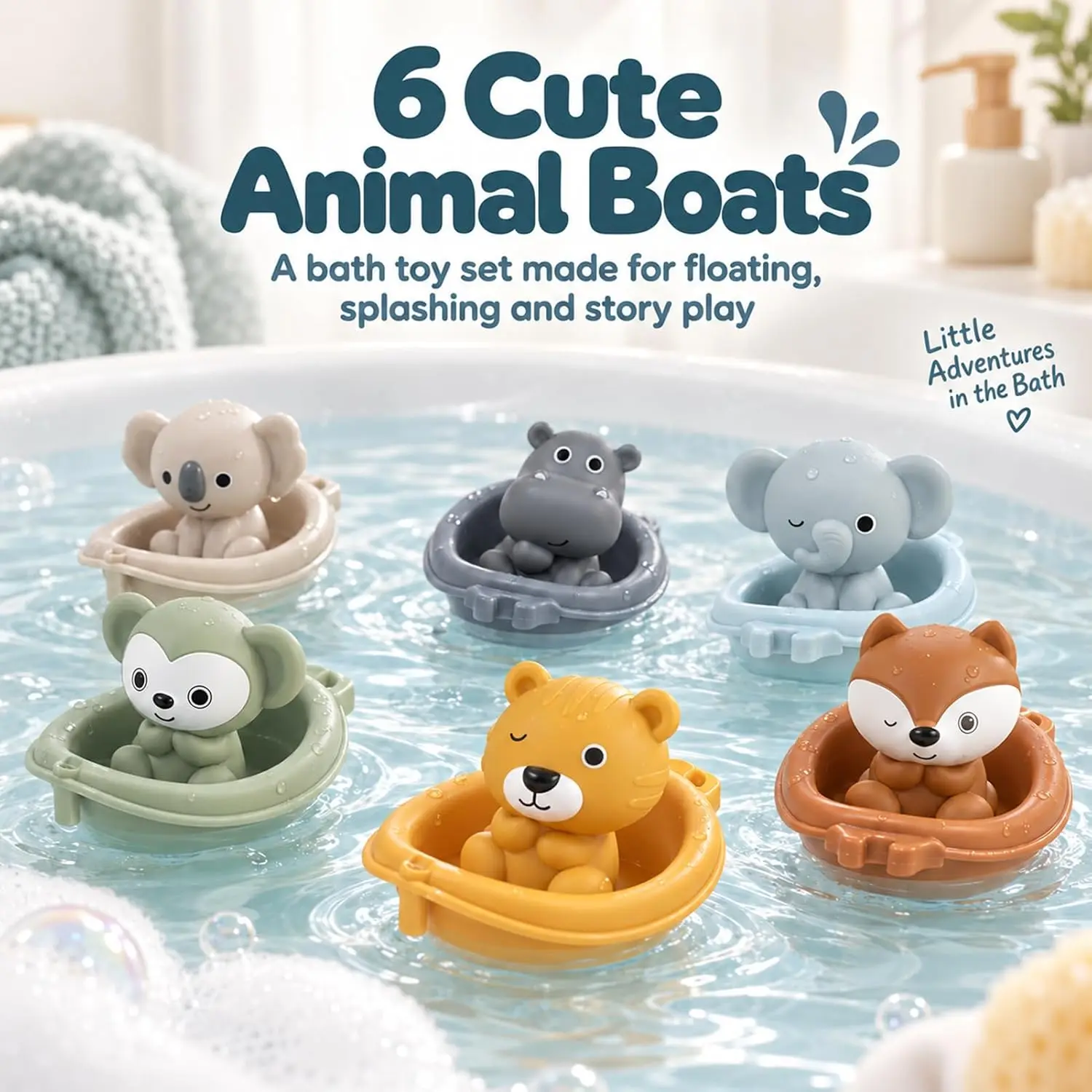 jouets-de-bain-pour-bebes-de-1-2-3-et-4-ans-6-bateaux-empilables-6-marionnettes-d'orteils-en-forme-d'animaux-et-sac-de-rangement-en-filet-pour-le-jeu-dans-le-bain