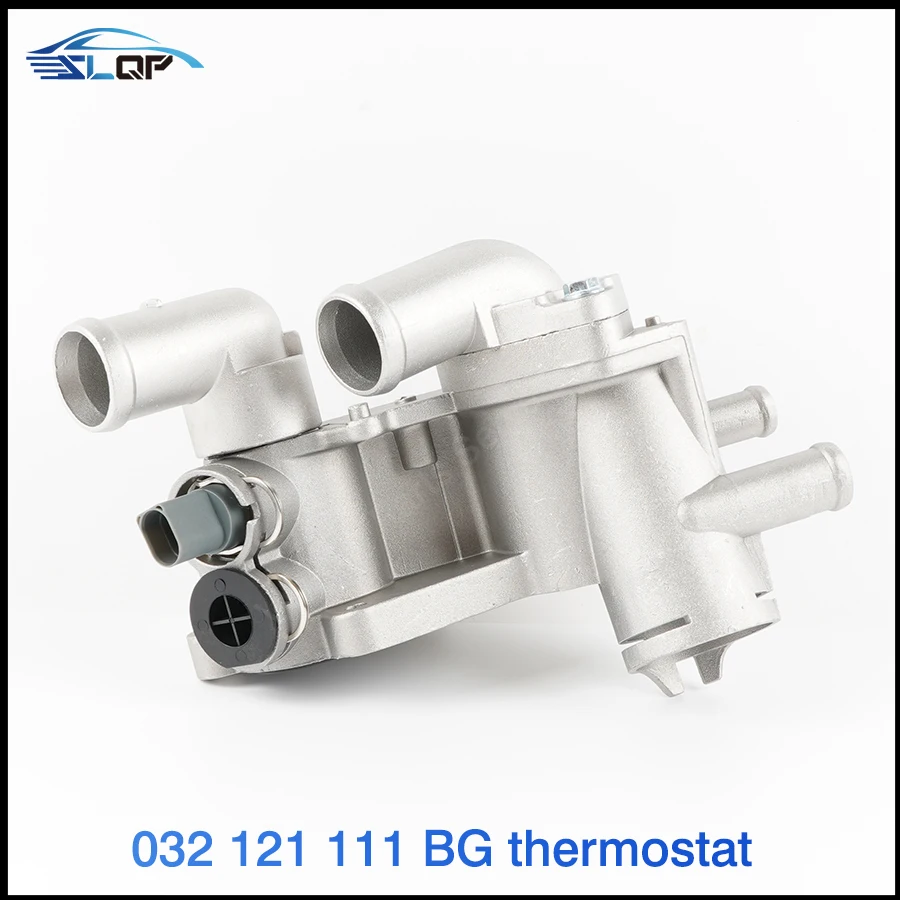 

032121111BG Engine Cooling Thermostat Housing Cover Assembly For VW Polo Gol Ibiza Fabia A2 032121111AP 032121026CM