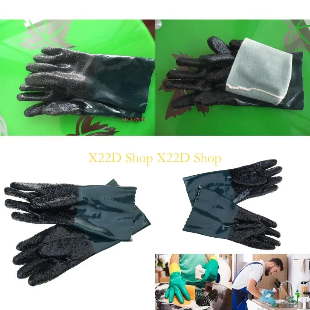 

X22D MultiPurpose PVC Hand Protections Gloves With Comfort Cotton Lining