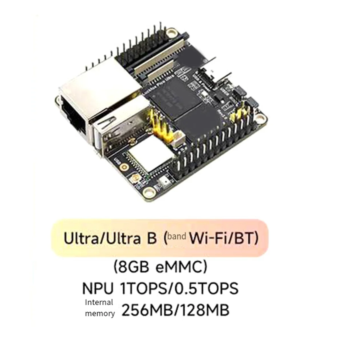 N18R per scheda di sviluppo Ultra - Scheda madre Micro-Linux RV1106, EMMC da 8 GB, con WIFI-No-POE