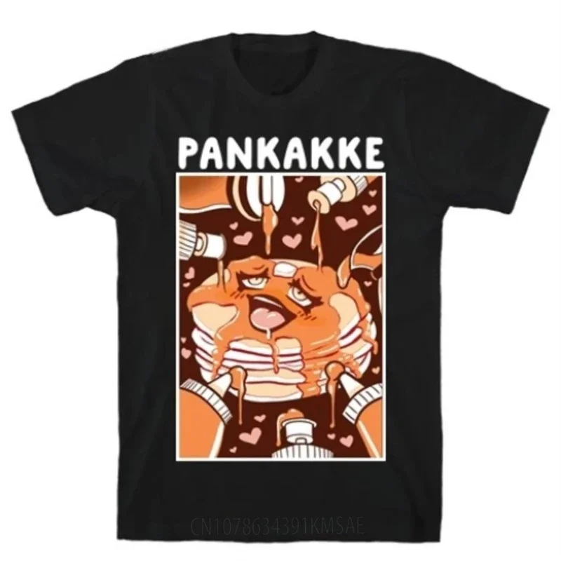 Cute Pankakke Graphic Tshirts Girl Boy Casual Tshirt Kawaii Clothing Harajuku Cartoon Shirt Cute Anime Shirt Tee Tops streetwear