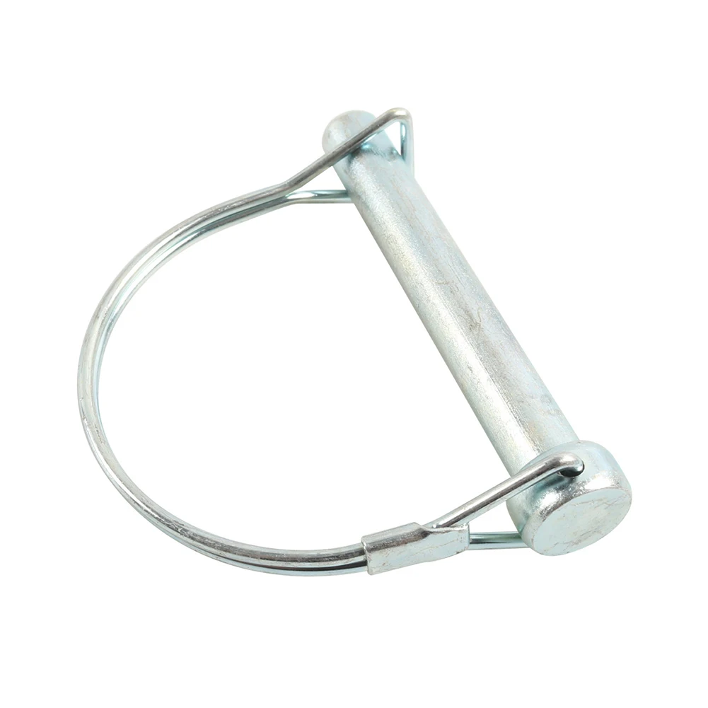D-Shape Trailer Coupler Lock Designed for M6 x 70mm Hitch Pins Towing Safety Lock for Standard Coupler Mounting