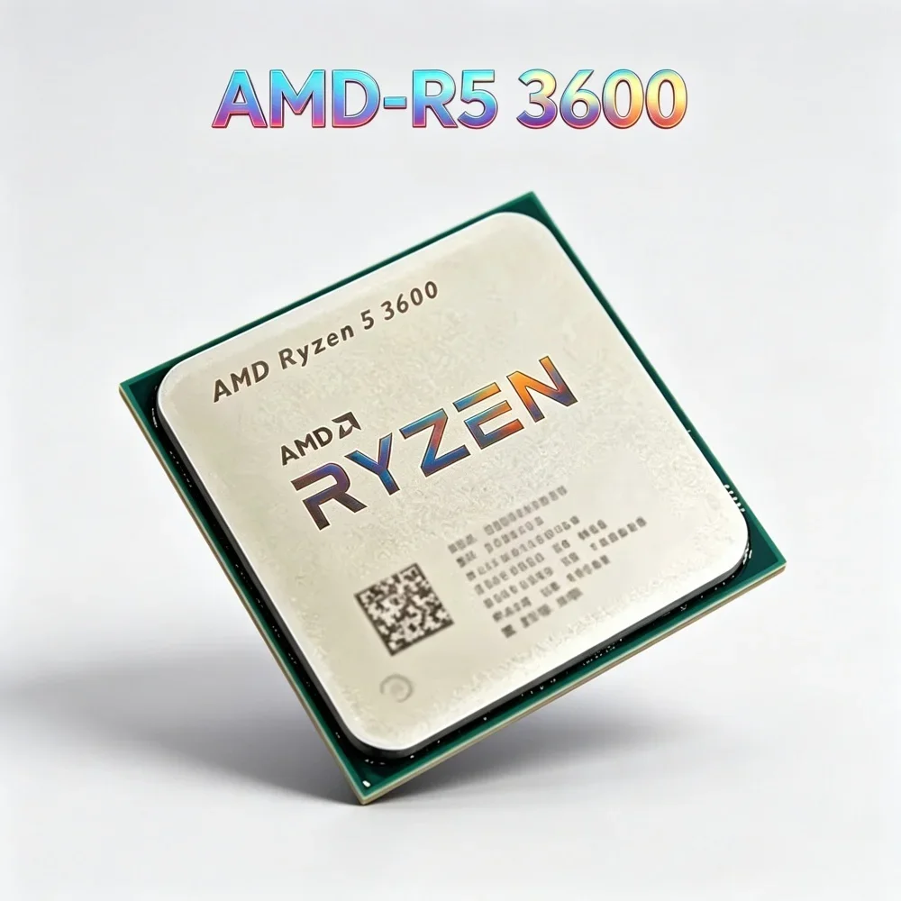 AMD Ryzen 5 3600 Flagship Gaming CPU, 6C12T Unlocked, 4.2GHz Boost, 32MB Cache, AM4 DDR4 Budget Friendly Chip