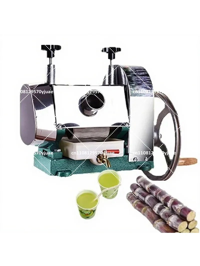 Portable Manual Mini Sugarcane Juicer Hand Operated Beverage Making Sugar Cane Extractor Machine