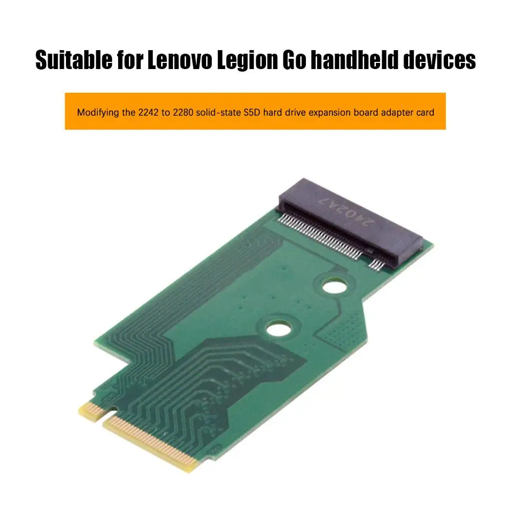 Expansion Card Board For Legion Go 2242 To 2280 Hard Disk SSD Hard Drive Expansion Board D5A9