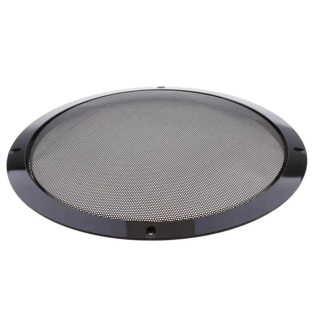 10 inch Black Color Mesh Speaker Decorative Circle Subwoofer Grill Cover Guard Protector with Screw