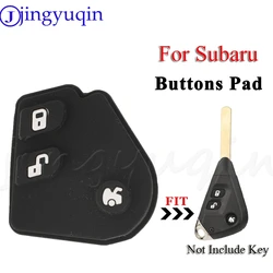 JYQ Replacement BTN Pad Car Styling For Subaru Liberty Impreza Forester Outback B13 2005-2009 Auto Remote Key Fob Case Shell Pad