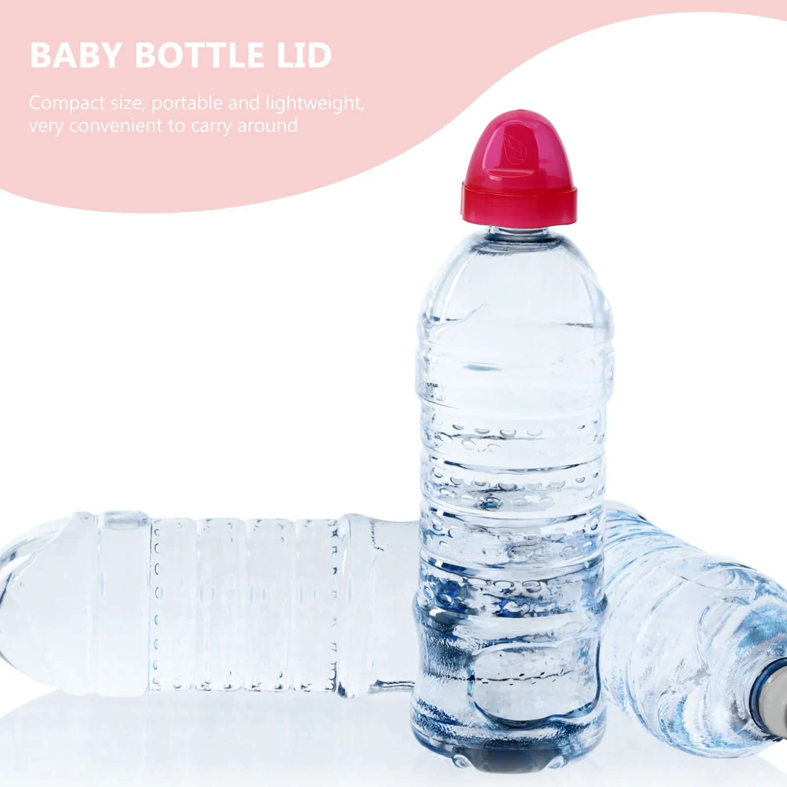 

4Pcs Bottle Cover for Babies Portable Lightweight Non Deformable Long Service Life Ideal for Baby Shower Birthday Gift