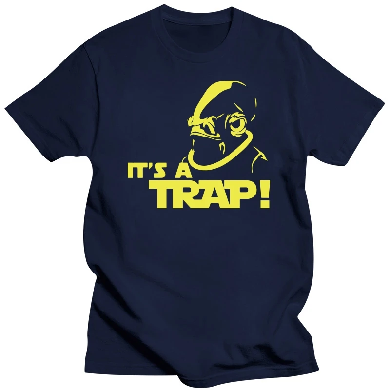 Admiral Ackbar IT A TRAP Funny Cool Death Star Men Tee Shirt 188