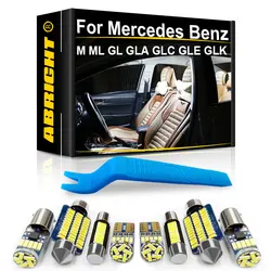 Car LED Interior Lights Canbus For Mercedes Benz M ML GL GLA GLC GLE GLK Class W163 W164 W166 X164 X166 X204 X156 X253