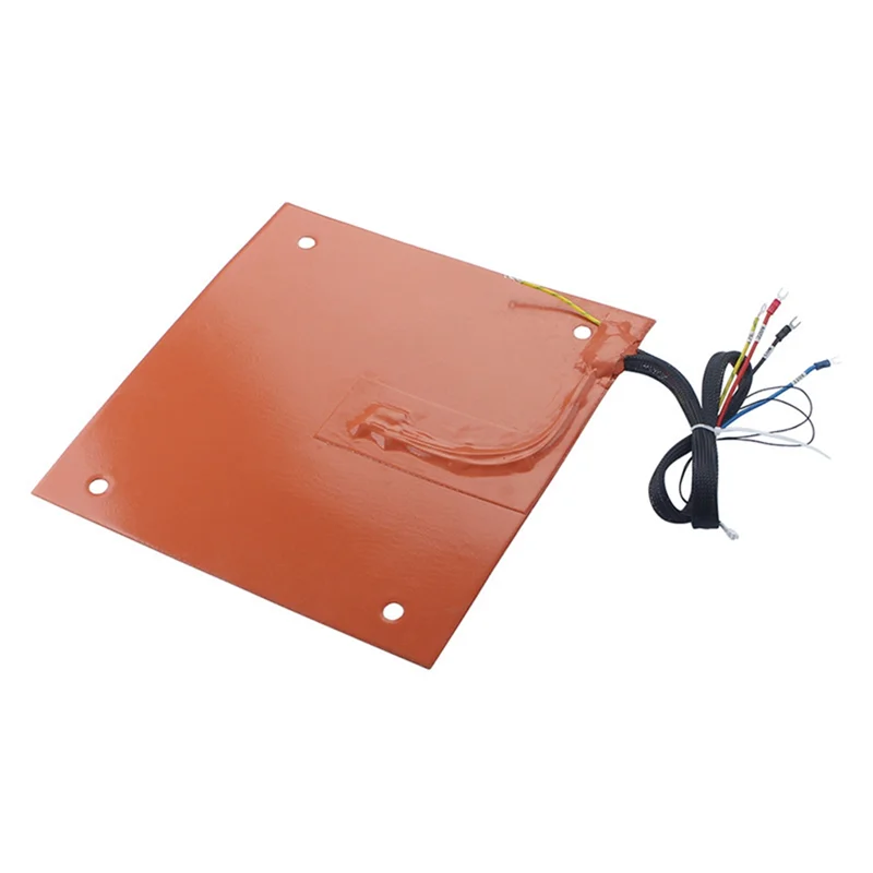 وسادة تدفئة من السيليكون لسرير ساخن لـ Creality K2 Plus لـ Creality K2 Plus ملحقات طابعة ثلاثية الأبعاد لسرير الطباعة الساخنة