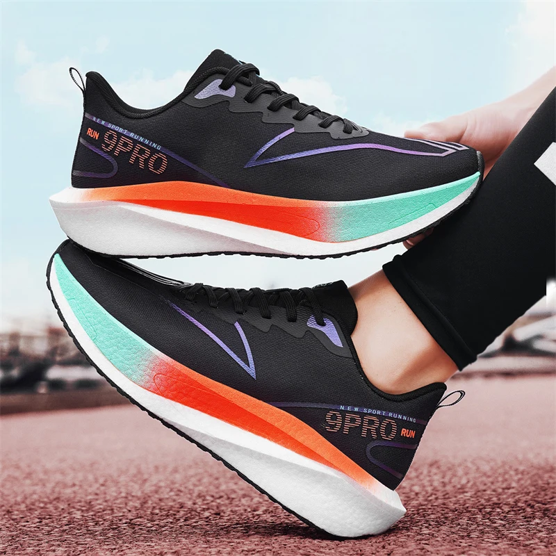 

9pro профессиональные кроссовки Feidian 6U ультралегкие новые мужские и женские легкие гоночные амортизирующие кроссовки