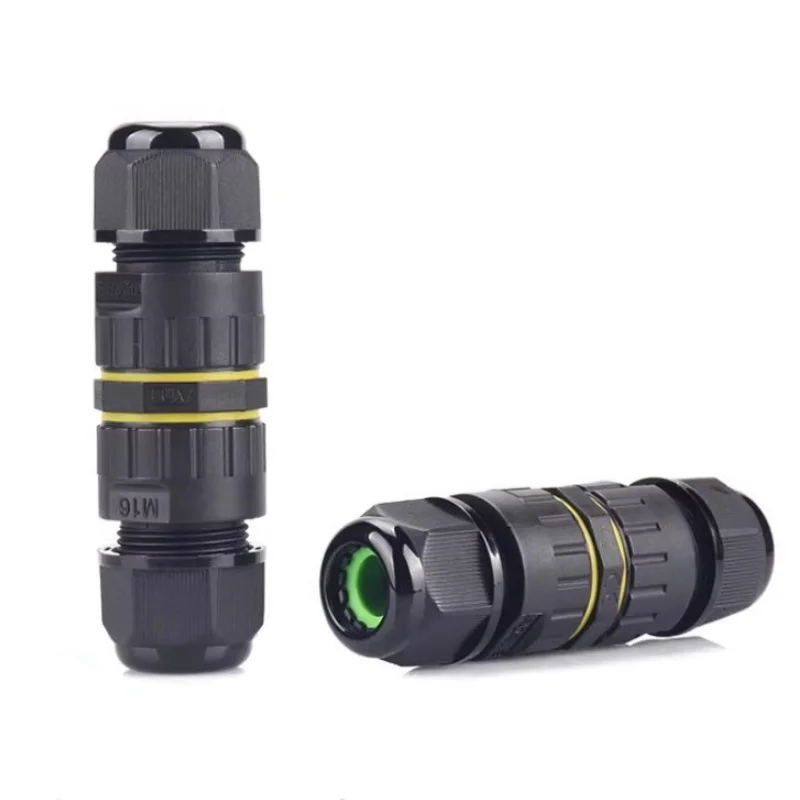 Outdoor Waterproof/Underwater Cable Splice Connector Direct‑burial Cable Joint 2/3/4Core M16/20/25 Cable Quick‑Splice Terminal