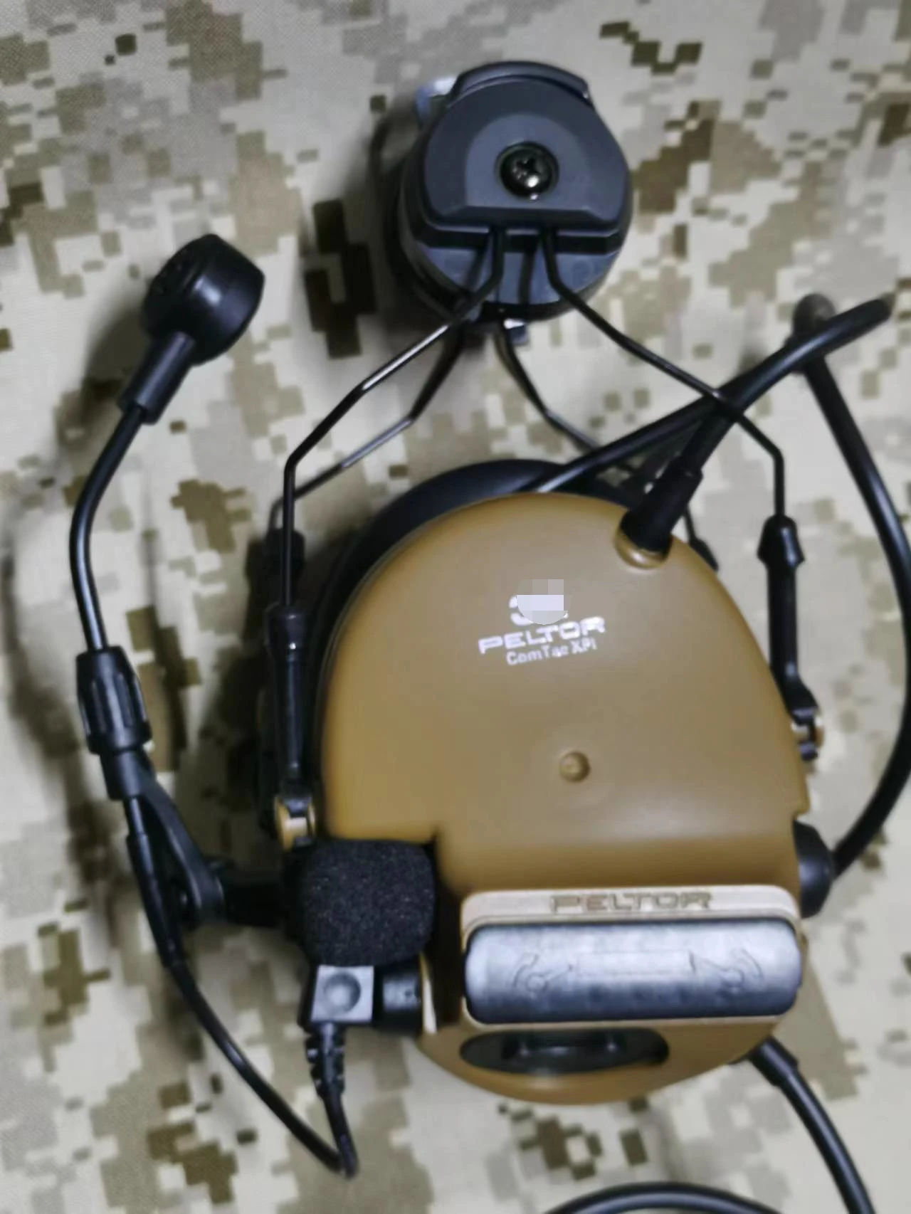 NONE Taktisches Headset Comtac XPI VI Pickup Noise Cancelling Kommunikationsausrüstung Kopfmontierter Stil/Helmhalterungsinstallation 7