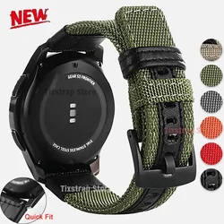 20 mm 22 mm Nylonarmband für Samsung Galaxy Watch 3 4 46 mm Gear S3 Frontier Classic Woven Nylonband für 20 mm 22 mm Sportarmband