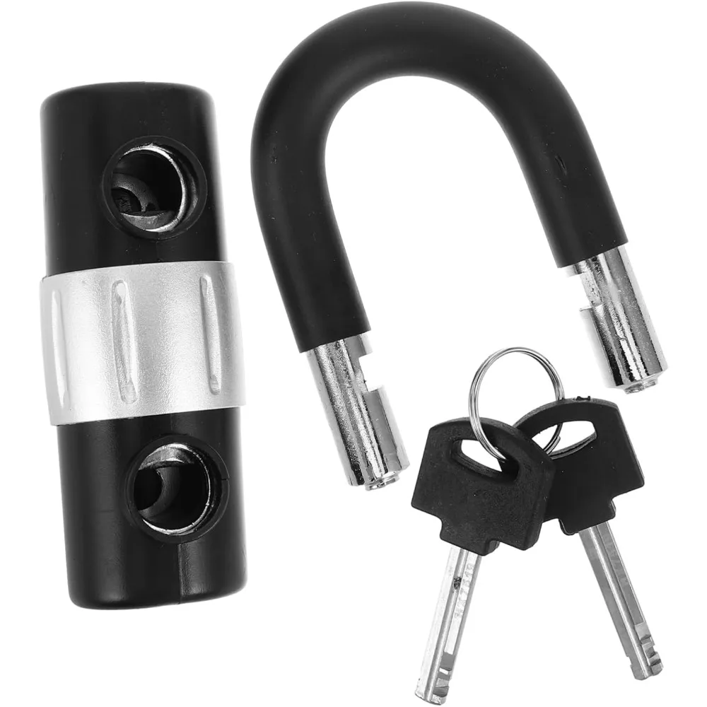 U Shaped Lock For Electric Vehicle Mountain Bike Waterproof Anti Theft C Level Lock Anti Hydraulic Shear Highway Padlock 1 Pcs