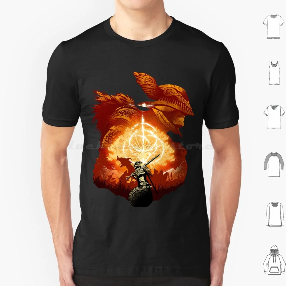Anillo para personas mayores, anillo para personas mayores del Caballero del dragón, camiseta Artelo, hombres, mujeres, niños, 6xl, anillo para personas mayores, juego de caballero dragón, Red negra Goty
