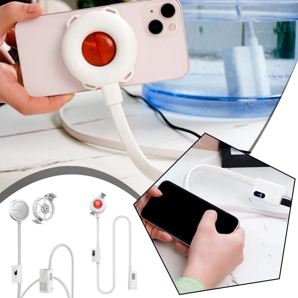 

Mobile Phone Water-cooled Cooler Silent Semiconductor Cooling Suction Magnetic 30W Clip Back High B4A5