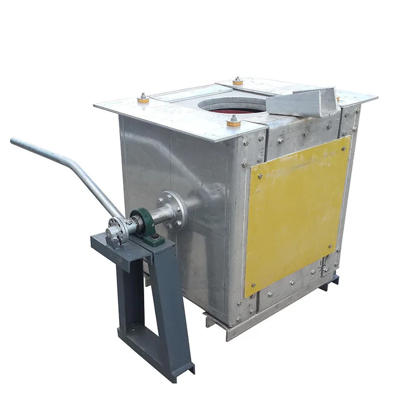 One Ton Medium Frequency Aluminum Shell Metal Smelting Small Induction Coil Casting Electric Furnace Price