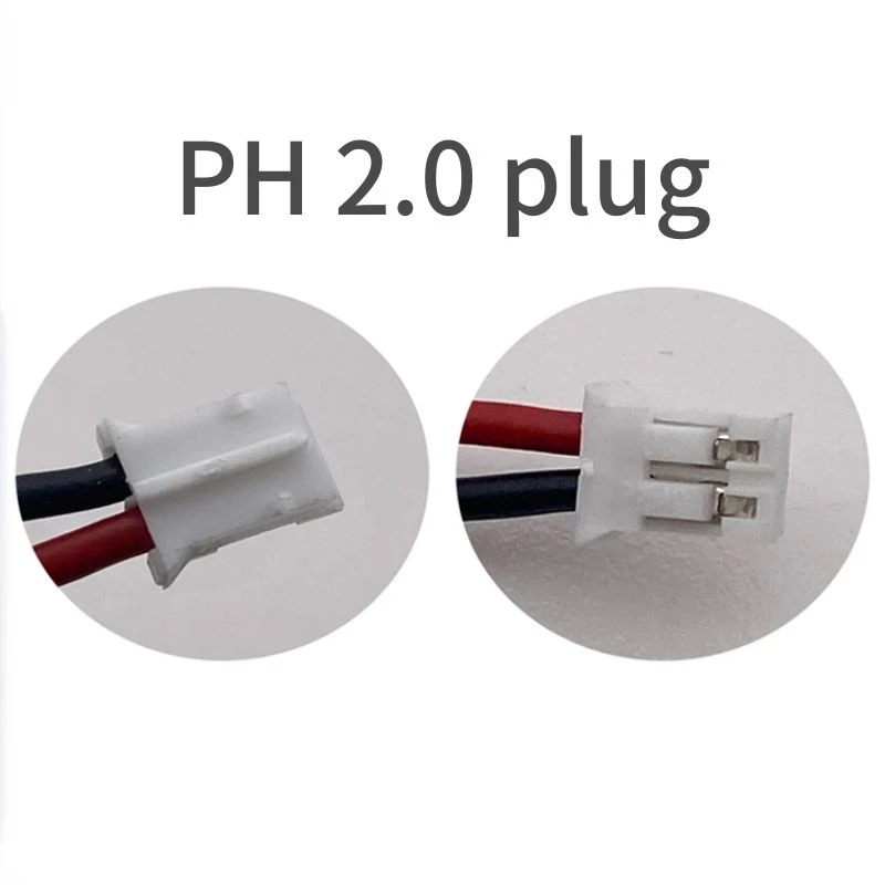 523450 3.7V 1000mAh Polymer Lithium Battery Jst PH 2.0mm 2pin Plug for Electric Beauty Instrument Bluetooth Headset Speaker