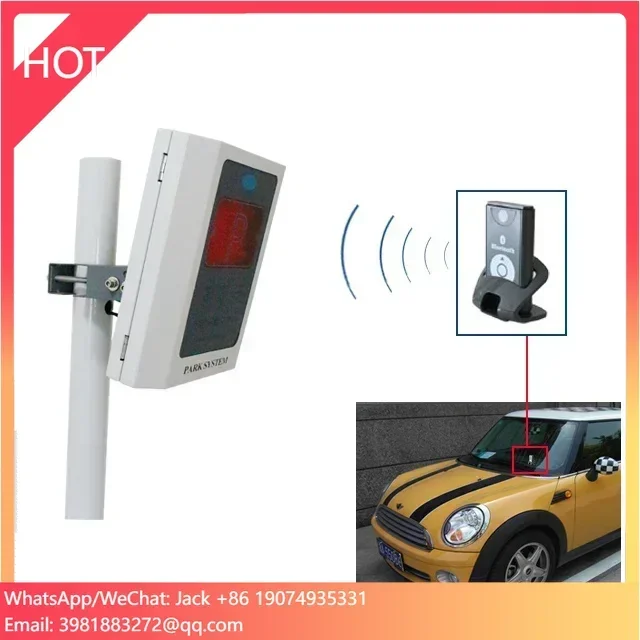 

RFID Card reader with active tags for vehicle parking management system and access control