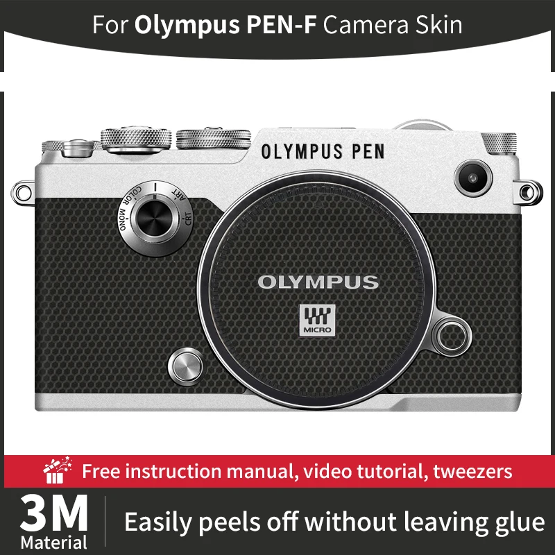 Para olympus penf pele olympus PEN-F câmera pele anti-risco câmera adesivo película protetora