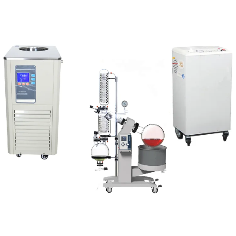 10 Liter Factory Price Alcohol Herbal Distillation Purification Vacuum Electric Lift Rotovap Rotary Evaporator Full Set