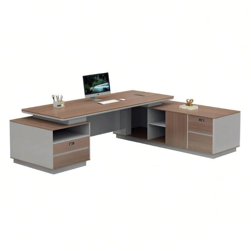 *Modern Corner Desk Setup With Integrated Task Lighting and Adjustable Brightness Controls for Optimal Visibility