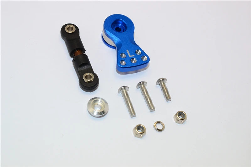 Spring Steel Anti-Thread Tie Rod With Aluminum Servo Horn For 25T Spline Output ARRMA 1/8 Kraton 6S