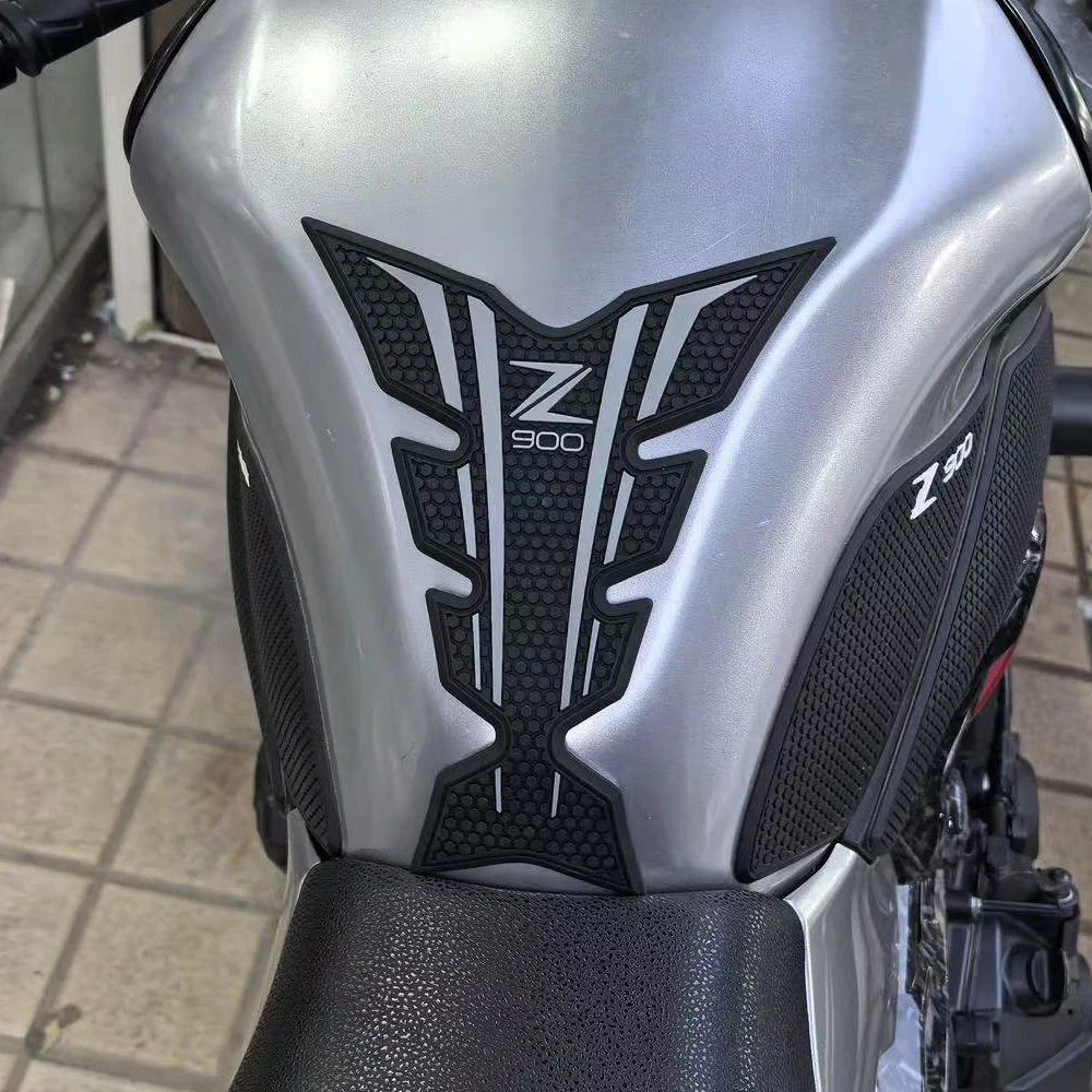 Motorcycle Tank Pad Protector Sticker Z900 2018 2019 For Z900 SE Z 900 Z900SE 2017- 2024 Fishbone Stickers Tank GRIPS