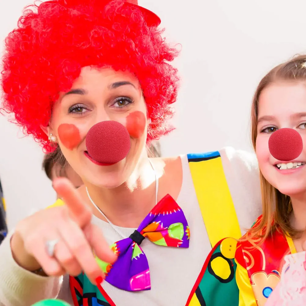 5-300 قطعة أنف المهرج الأحمر لتقوم بها بنفسك كرات إسفنجية رغوية مضحك السيرك تأثيري حلي الدعائم أداء حفلة الهالوين عطلة الديكور #2