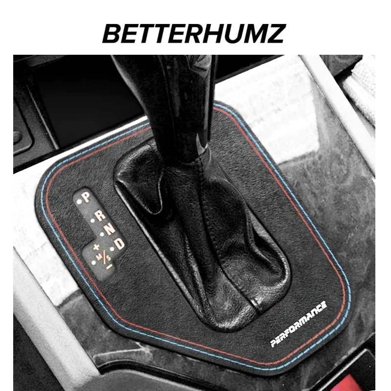 Betterhumz for BMW E39 Serie 5 1995-2003 Made of Alcantara Gear Shift Panel Trim Panel Sticker Car Interior Moulding Accessories