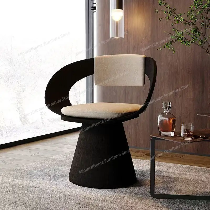 

for Italian style luxury lounge chair for living room high end tea chair hotel reception modern simple swivel chair dining