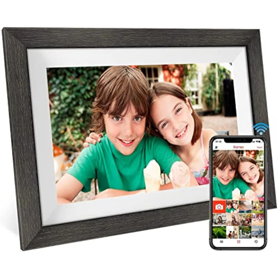 

Frameo Inch WiFi Digital Picture Frame 1280 * 800IPS HD Cloud Smart Digital Photo Frame32GB Storage Wall Mountable Auto-Rotate