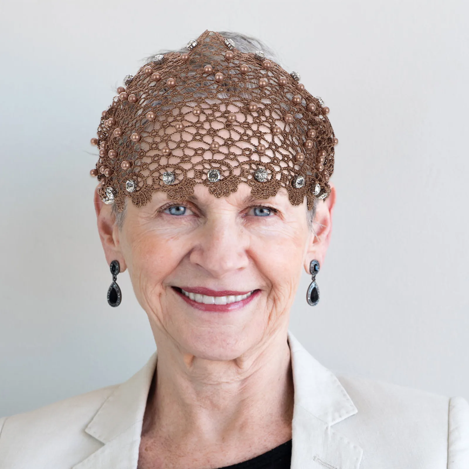 

Lace Elastic Headband Soft Comfortable Elderly Hair Cover Hairwrap Boho Bandana Vintage Hair Turban Accessories for Women Older