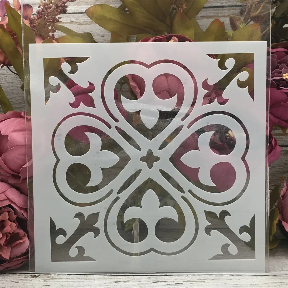 DIY Layering Stencils Hive Hex Texture