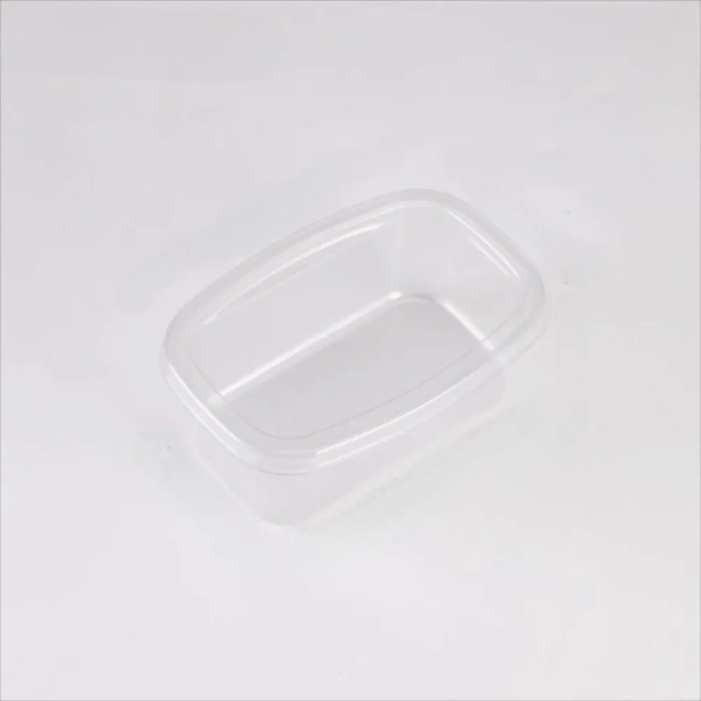 

50pcs Clear Dessert Container with Lid 500/280ML Cake Container Cake Packing Box Oval Portable Mousse Dessert Cups with Cover
