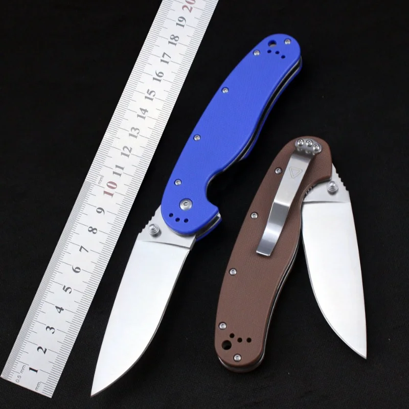 

Model 1 Outdoor Camping Folding Knife AUS-8 Blade G10 Handle Pocket Survival Tactical Hunting Utility Kitchen Knives CED Tools