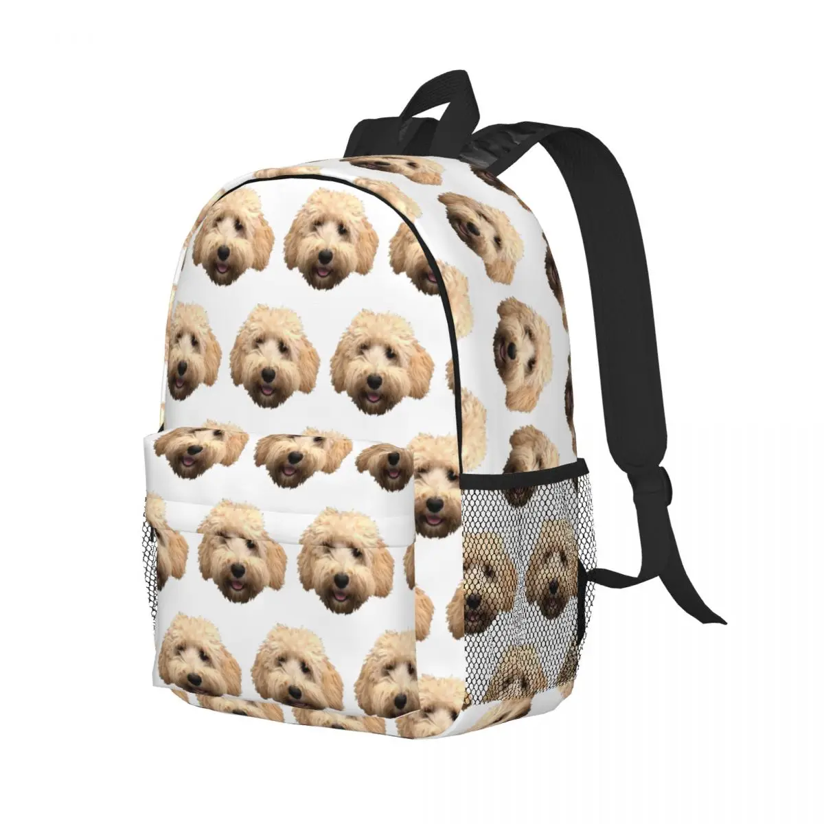 Rosie The Goldendoodle Backpacks Boys Girls Bookbag Cartoon Students School Bags Laptop Rucksack Shoulder Bag Large Capacity